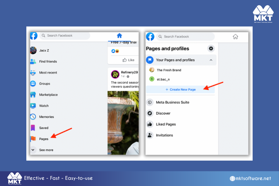 Step 1: Create a new Page from the “Pages” section How to build Facebook Business Page that attracts customers