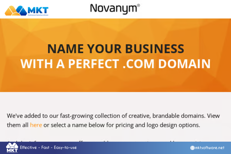 Novanym Revolutionizing your brand with 9 business name idea generator AI