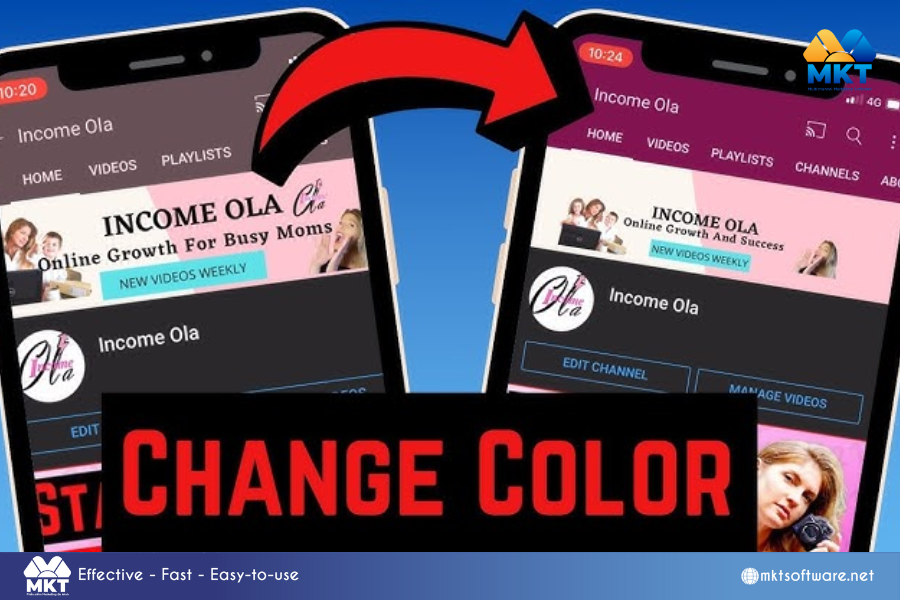 Assign a different color to each channel How to manage channel YouTube like a pro