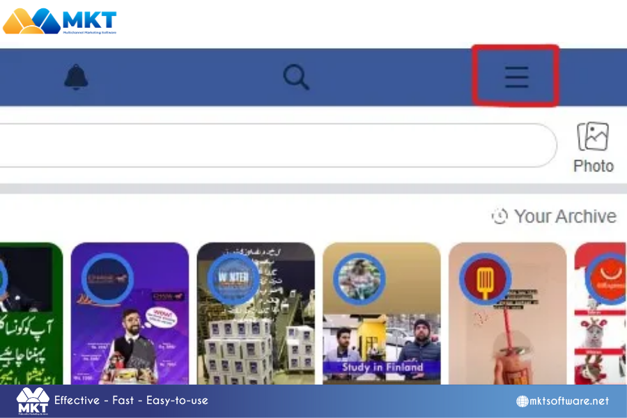 Log in to your account and Tap three horizontal lines on your Facebook app. How to Recover Comments on Facebook: A Complete Tutorial