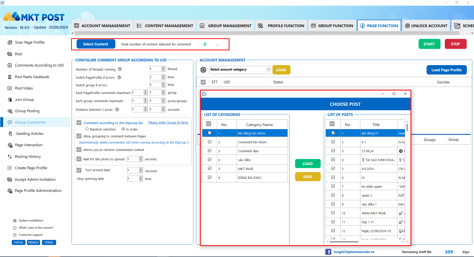 Instructions for auto comment Facebook Groups using MKT Post Instructions for auto comment Facebook Groups using MKT Post