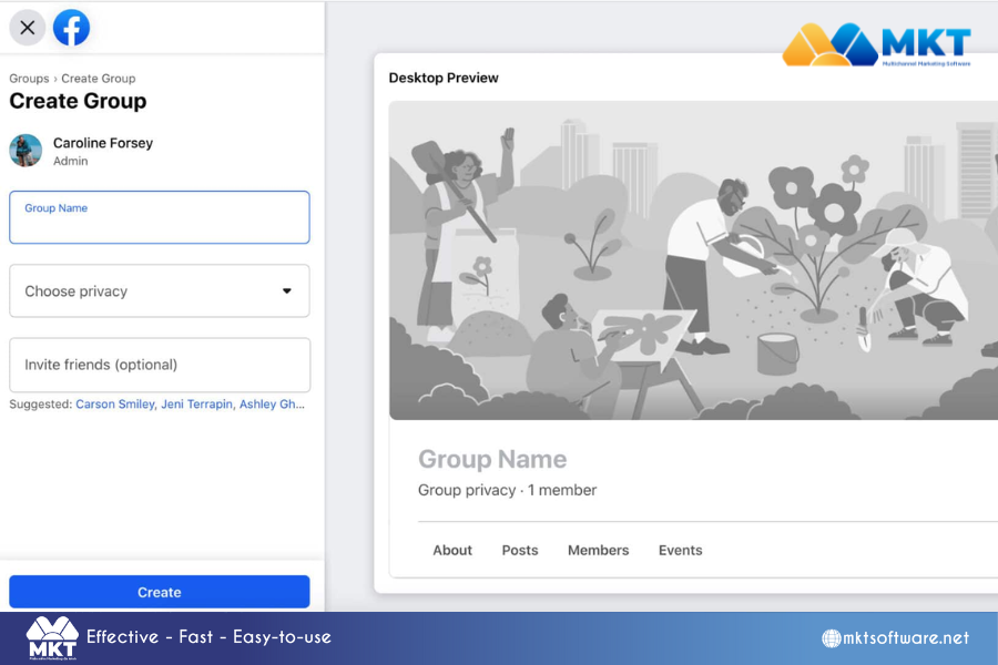 Enter a group information How to Grow Facebook Group Members: A Complete Guide 2024