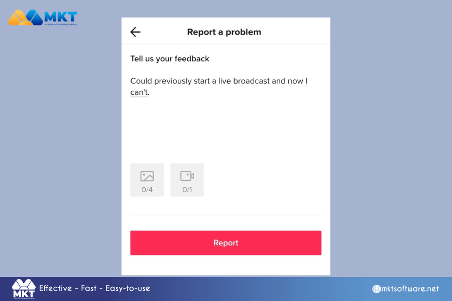 Is your problem solved?, click No How to go live on TikTok: A step-by-step tutorial