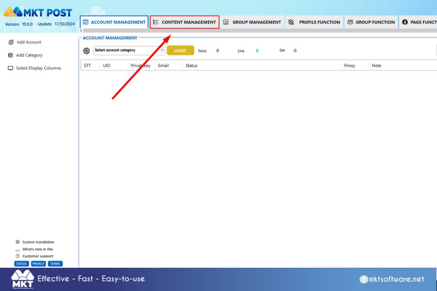 Content Management Function Content Management Function