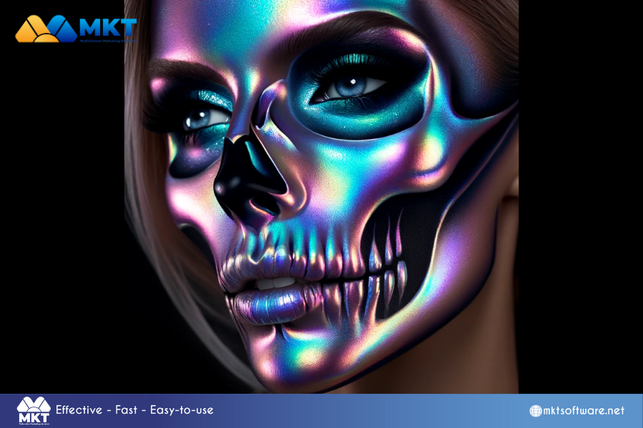 Skull Halloween makeup look AI-Powered Halloween Makeup Ideas for 2024: Spooky, Creative, and On-Trend