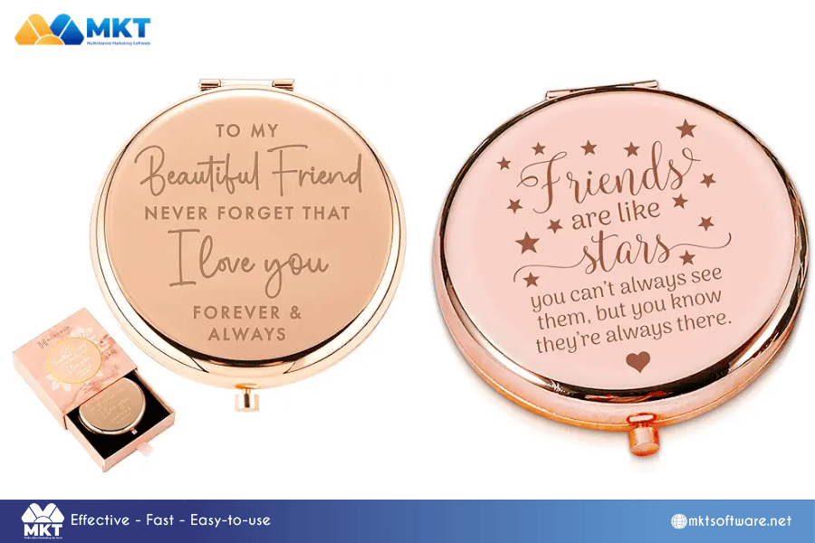 Best friend compact mirror Best Christmas for friend female