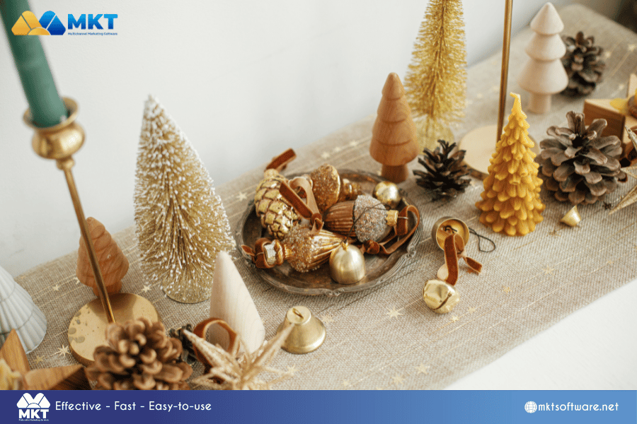 Christmas table runners Home decoration idea for Christmas