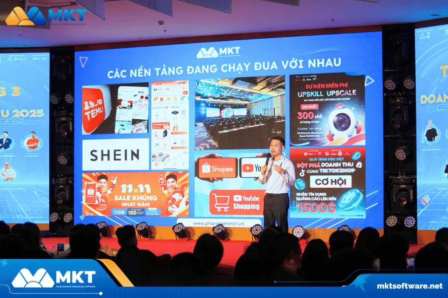 Mr. Dung affirmed the effectiveness of integrating sales platforms Over 1000 enterprises gathered at "2025 SALES EXPLOSION - MULTI-PLATFORM SALES STRATEGY"