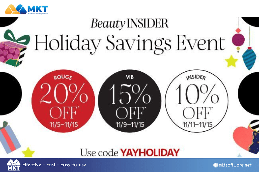 Top brands will offer deep discounts during the Christmas period