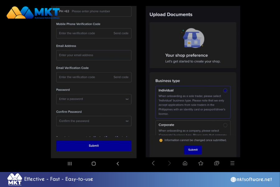 Fill in all the required information First Steps For How To Become TikTok Affiliate
