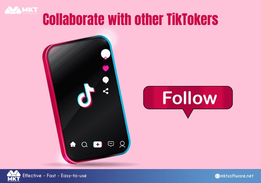 Collaborate with other TikTokers Collaborate with other TikTokers