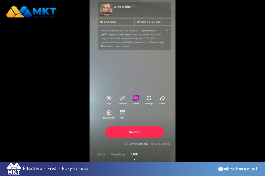 Add a live intro How to Sell on TikTok Live: 7 Game-Changing Tips to Skyrocket Your Sales!