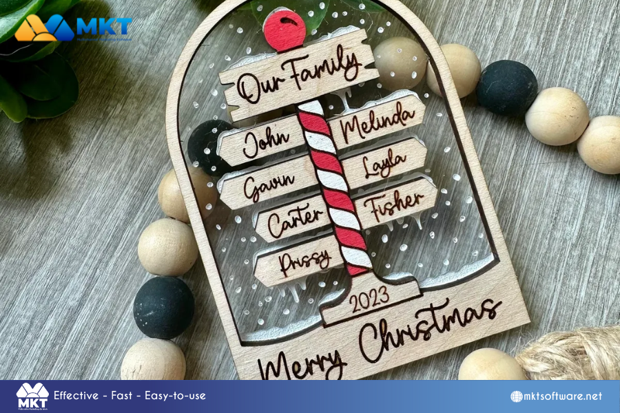 Add personalized elements 4 Steps To Create Personalized Printable Christmas Decorations
