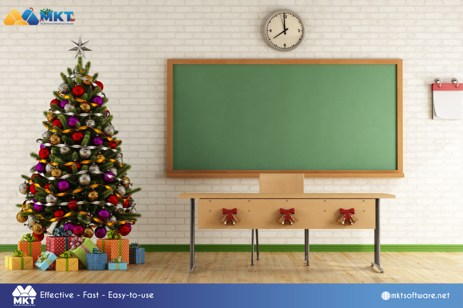 Mini Christmas tree Spreading Holiday Cheer: Classroom Christmas Decorations