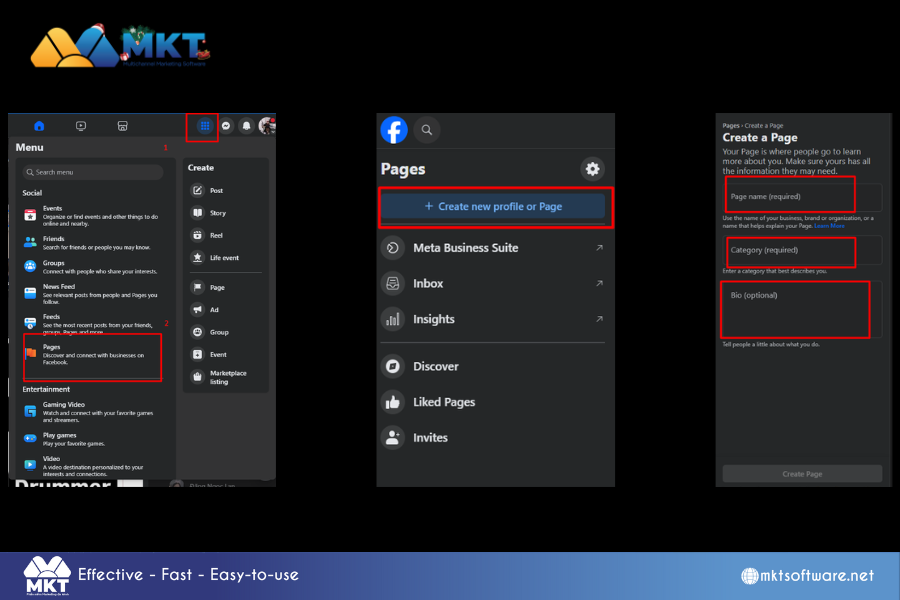 Creating your first Facebook page The Ultimate Guide: Create Multiple Facebook Pages Effortlessly