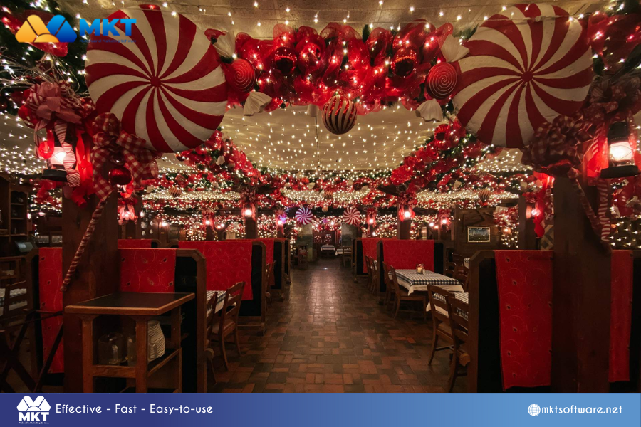 Winter wonderland Dazzling Holiday Makeovers: 6 Restaurant christmas decoration ideas
