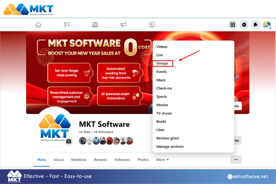 Select More => Choose Available group links Secrets to Increase Facebook Group Engagement in 2025