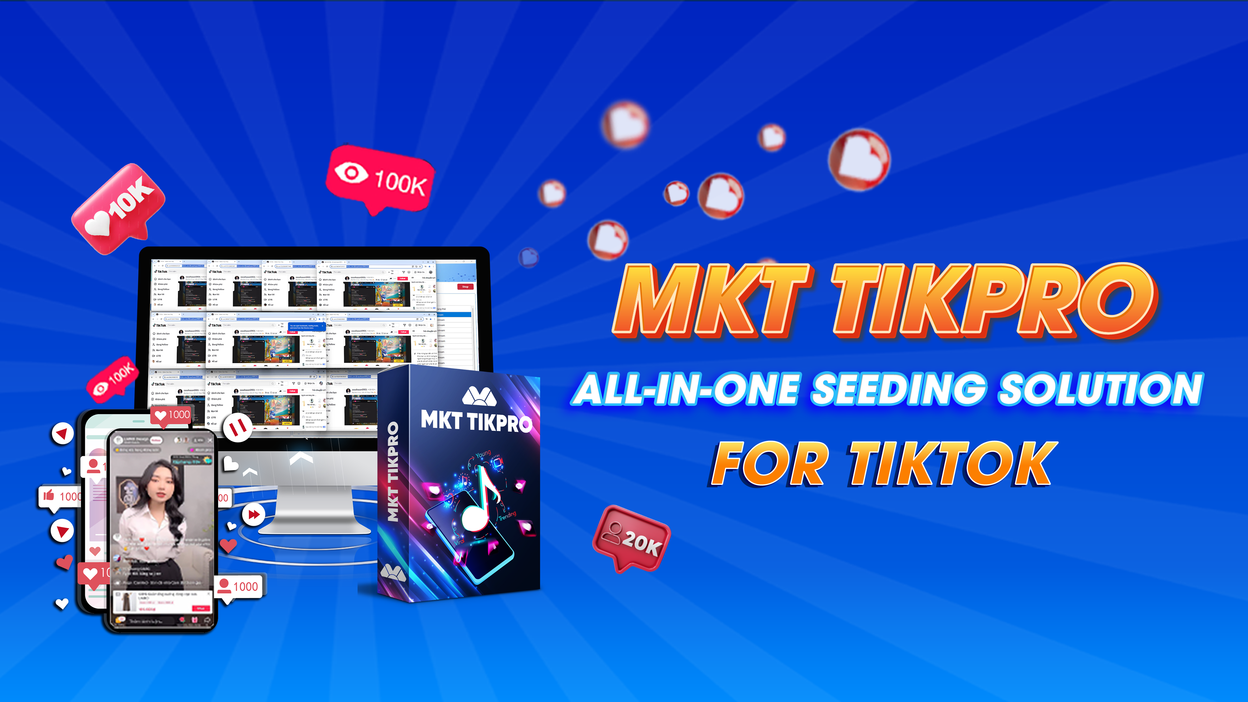 The safest way to buff comment livestream TikTok - Using MKT TikPro software The safest way to buff comment livestream TikTok - Using MKT TikPro software