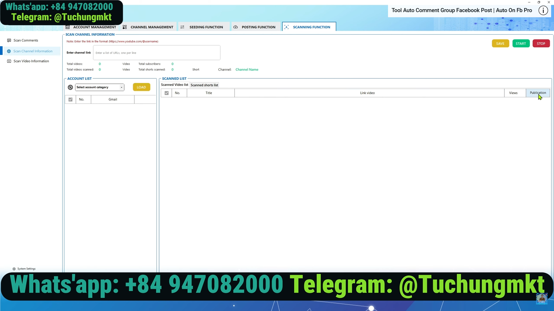 1.5 Scan and analyze YouTube video comments and YouTube live stream comments