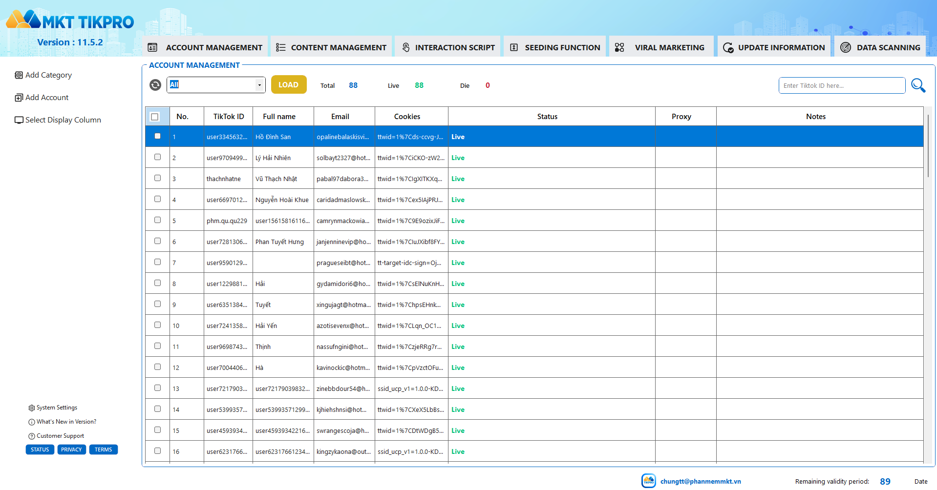 Account Management