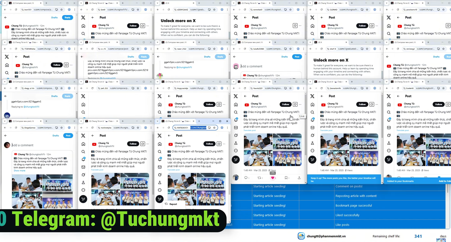 Full monitoring via real-time dashboard
