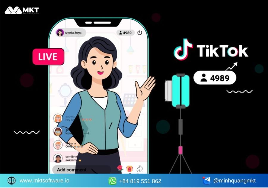Grow 10K Views with Auto Comment Livestream TikTok