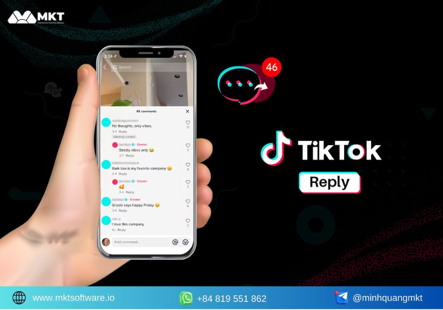 The importance of interaction through Bot auto comment TikTok